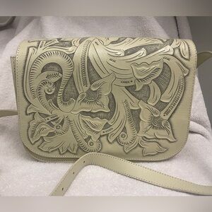 Leather crossbody bag